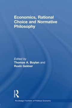 portada Economics, Rational Choice and Normative Philosophy (en Inglés)