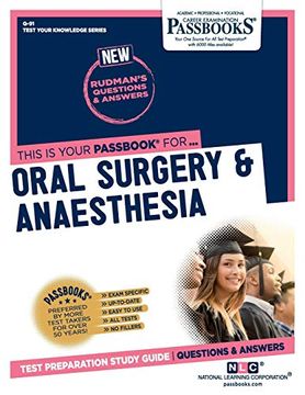 portada Oral Surgery & Anaesthesia (en Inglés)