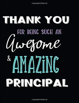 portada Thank you Being Such an Awesome & Amazing Principal 