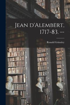 portada Jean D'Alembert, 1717-83. -- (en Inglés)