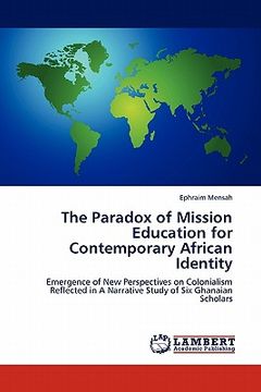 portada the paradox of mission education for contemporary african identity (in English)