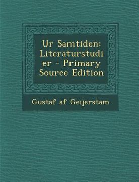 portada Ur Samtiden: Literaturstudier (en Sueco)