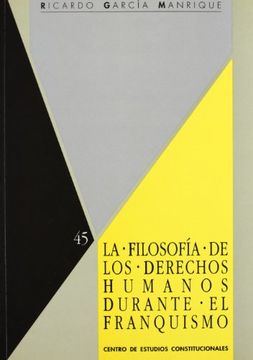 portada Filosofia de los derechos humanos durante franquismo