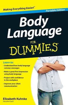 portada Body Language for Dummies, por (en Inglés)