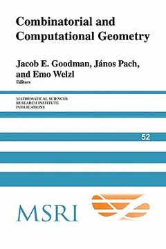 portada combinatorial and computational geometry (en Inglés)