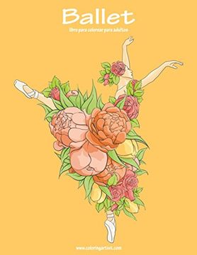 portada Ballet Libro Para Colorear Para Adultos 1 (in Spanish)
