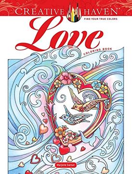 portada Creative Haven Love Coloring Book (in English)
