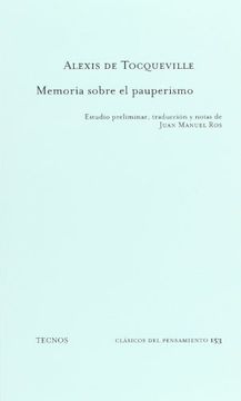 portada Memoria Sobre el Pauperismo (in Spanish)