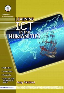 portada Learning Ict in the Humanities (in English)