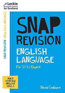 portada Bge English Language: Revision Guide for S1 to S3 English (en Inglés)