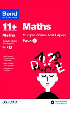 portada Bond 11+: Maths: Multiple-choice Test Papers: Pack 1
