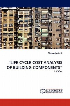 portada "life cycle cost analysis of building components" (en Inglés)