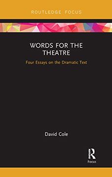 portada Words for the Theatre (Focus on Dramaturgy) (en Inglés)