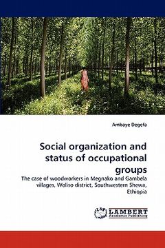 portada social organization and status of occupational groups (en Inglés)