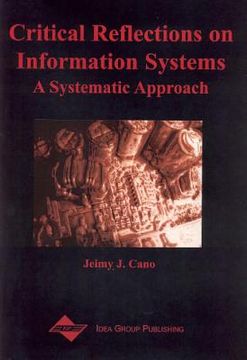 portada critical reflections on information systems: a systemic approach (in English)