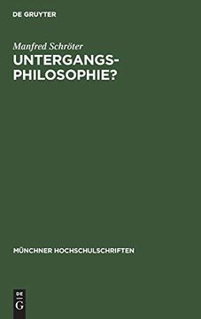 portada Untergangs-Philosophie? (in German)