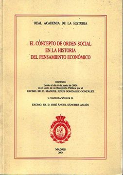 Libro El Concepto De Orden Social En La Historia Del Pensamiento ...