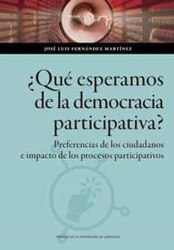 portada Que Esperamos de la Democracia Participativa? (in Spanish)
