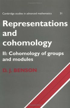portada Representations and Cohomology: Volume 2, Cohomology of Groups and Modules Paperback: Cohomology of Groups and Modules v. 2 (Cambridge Studies in Advanced Mathematics) (en Inglés)