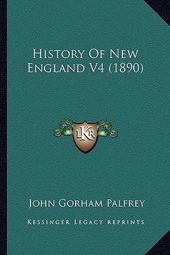 portada history of new england v4 (1890) (en Inglés)