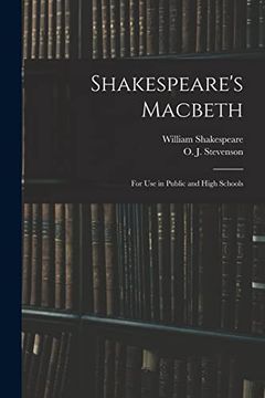portada Shakespeare'S Macbeth: For use in Public and High Schools (en Inglés)