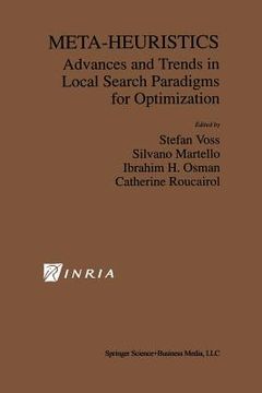 portada Meta-Heuristics: Advances and Trends in Local Search Paradigms for Optimization (en Inglés)