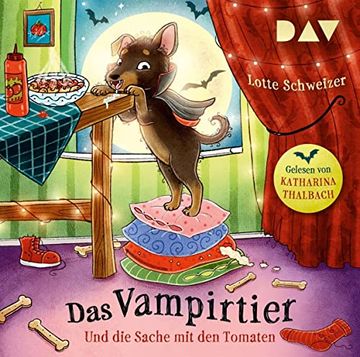 portada Das Vampirtier und die Sache mit den Tomaten: Ungekürzte Lesung mit Katharina Thalbach (2 Cds) (in German)