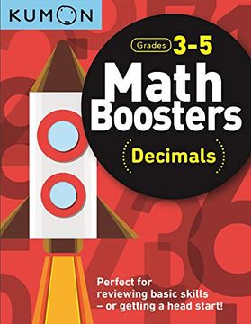 portada Math Boosters: Decimals (Grades 3-5) (en Inglés)