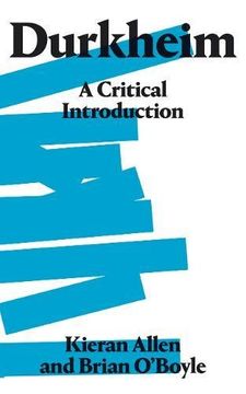 portada Durkheim: A Critical Introduction