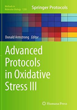 portada Advanced Protocols in Oxidative Stress iii (Methods in Molecular Biology, 1208) (en Inglés)