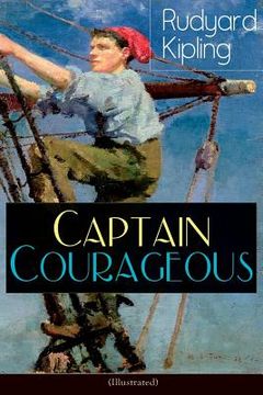 portada Captain Courageous (Illustrated): Adventure Novel 