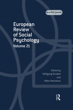 portada European Review of Social Psychology: Volume 21: A Special Issue of European Review of Social Psychology (en Inglés)