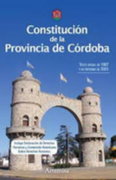 portada CONSTITUCION DE LA PROV.DE CORDOBA (in Spanish)