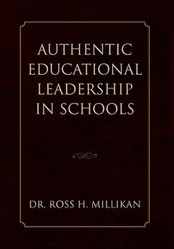 portada authentic educational leadership in schools (en Inglés)