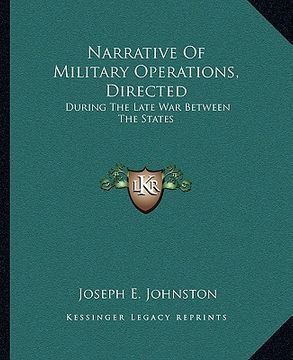 portada narrative of military operations, directed: during the late war between the states