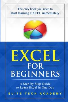 portada Excel 2016 for Beginners: A Step by Step Guide to Learn Excel in One Day (in English)