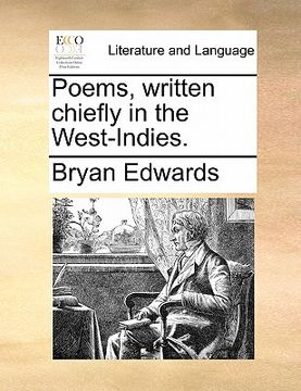 portada poems, written chiefly in the west-indies. (en Inglés)
