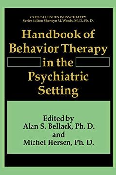 portada Handbook of Behavior Therapy in the Psychiatric Setting (en Inglés)