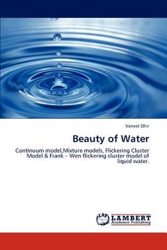 portada beauty of water (en Inglés)
