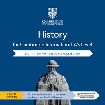 portada Cambridge International as Level History Cambridge Elevate Teacher's Resource Access Card (en Inglés)