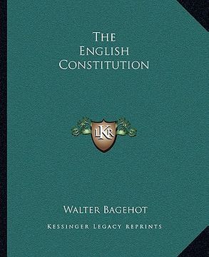 portada the english constitution (in English)