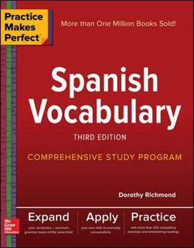 portada Practice Makes Perfect: Spanish Vocabulary, Third Edition (in English)