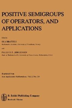 portada positive semigroups of operators, and applications (in English)