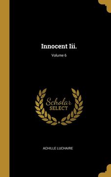 portada Innocent Iii. Volume 6 (in French)