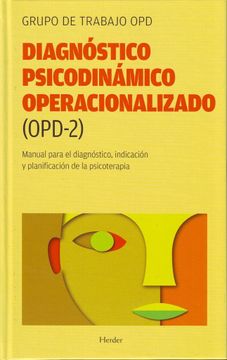 portada Diagnóstico Psicodinámico Operacionalizado (Opd-2): Manual Para el Diagnóstico, Indicación y Planificación de la Psicoterapia (in Spanish)