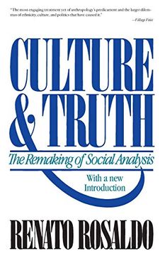 portada Culture & Truth: The Remaking of Social Analysis (in English)