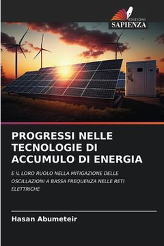 portada Progressi Nelle Tecnologie Di Accumulo Di Energia (en Italiano)