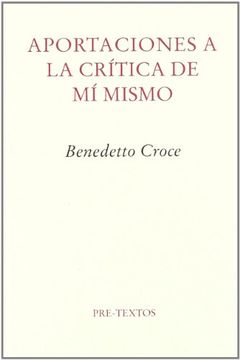 portada Aportaciones a la Critica de mi Mismo (in Spanish)