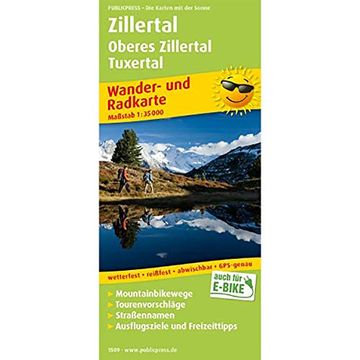 portada Zillertal - Oberes Zillertal, Tuxertal (en Alemán)