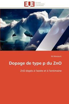 portada dopage de type p du zno (en Inglés)